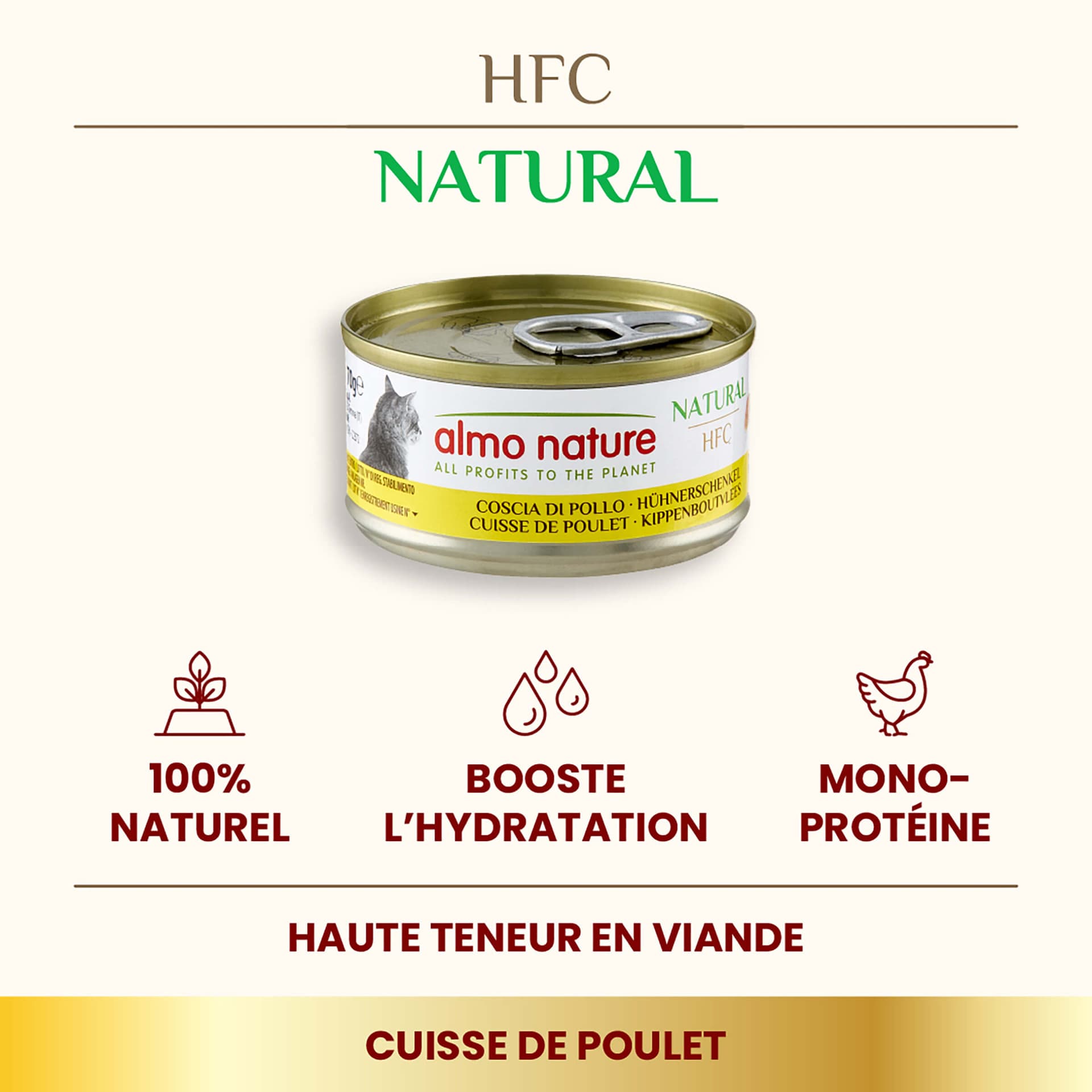 HFC Natural Cuisse de poulet