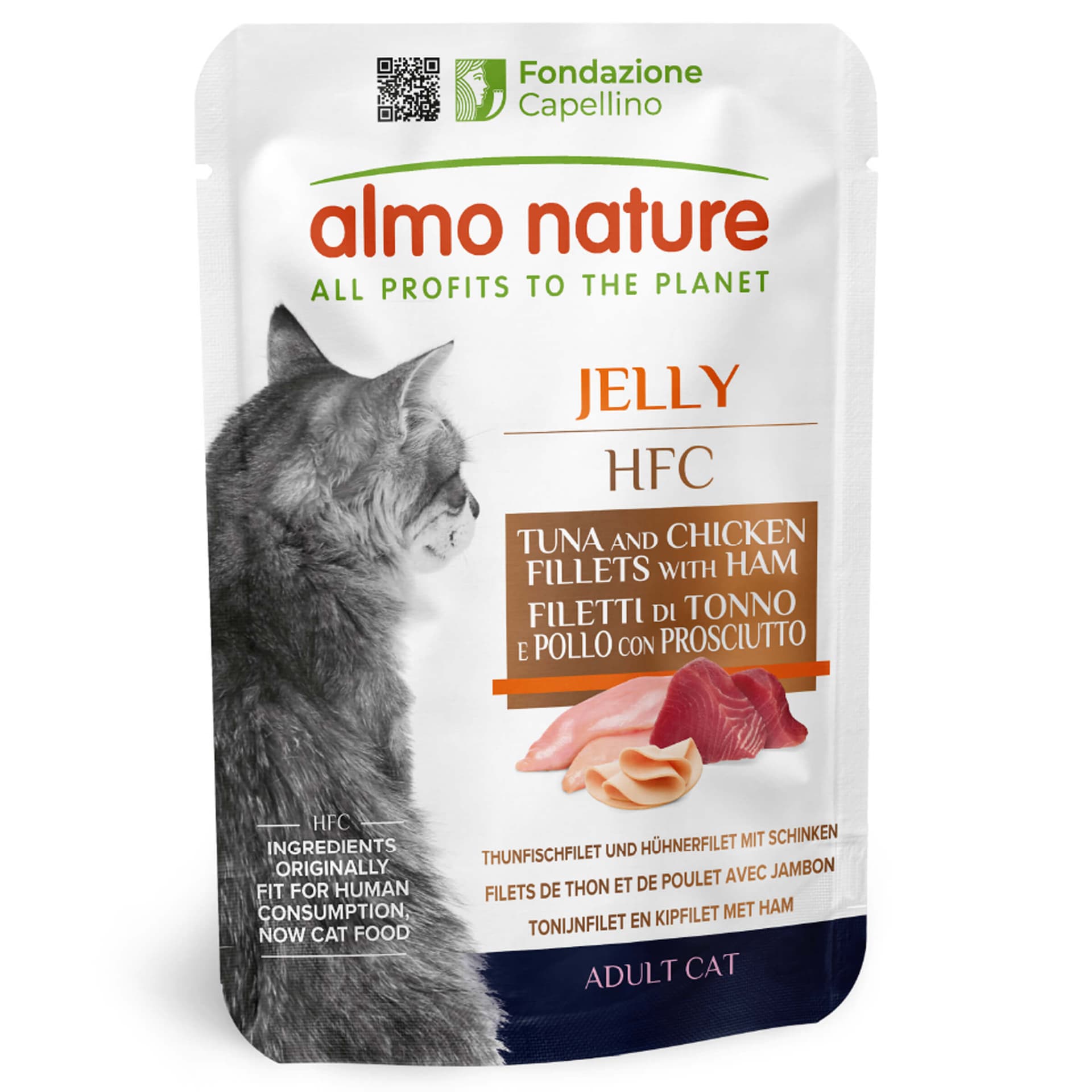 HFC Jelly Filet de Thon & Filet de Poulet au Jambon Adult