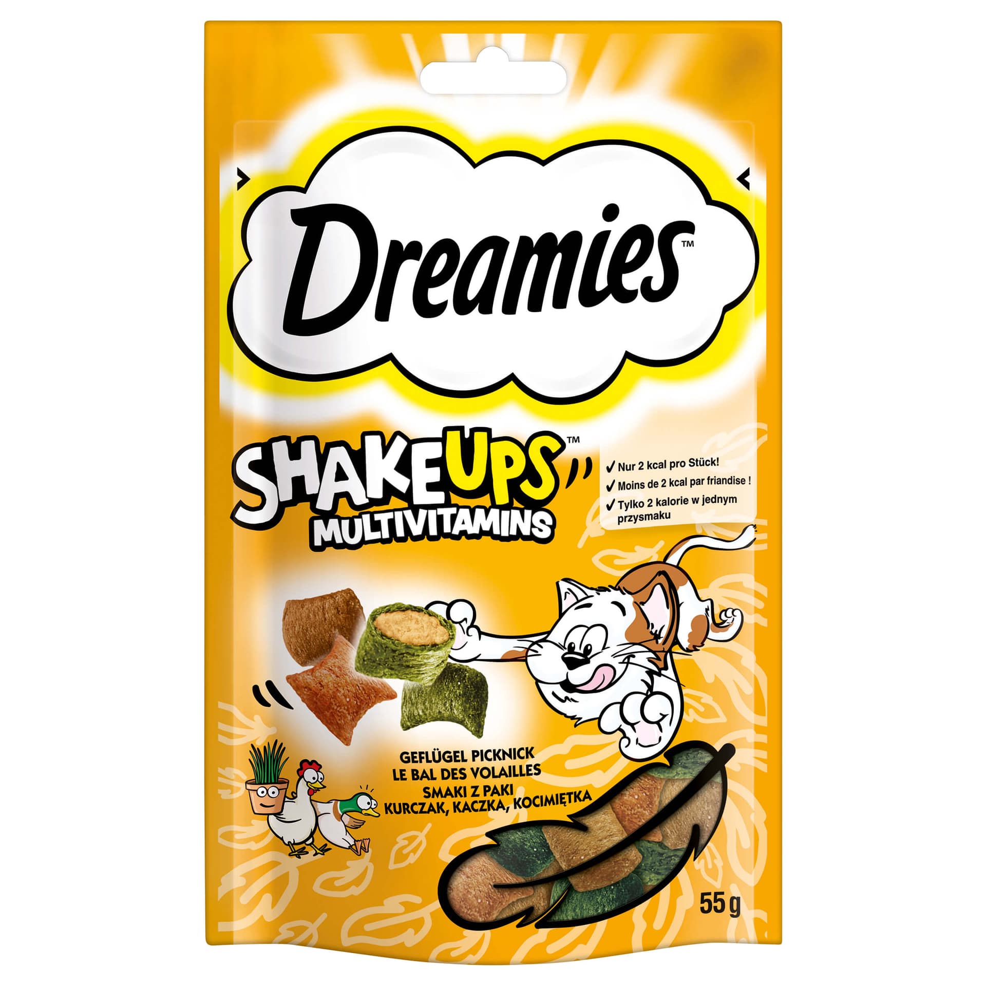 ShakeUps Multivitamines Friandises pour chats volaille