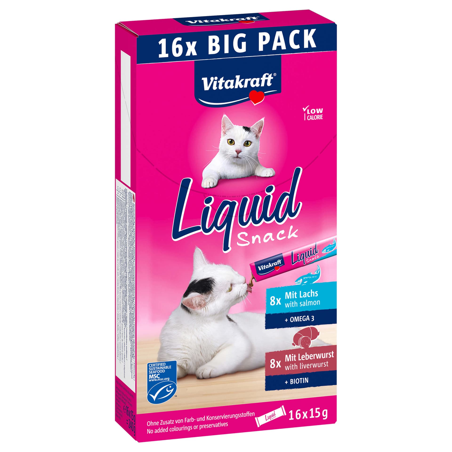 Liquid Snack Multipack saucisse de foie & saumon