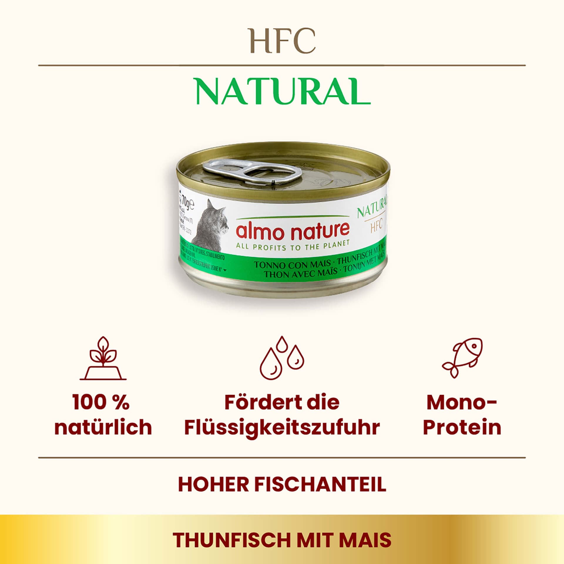 HFC Natural Thon avec maïs