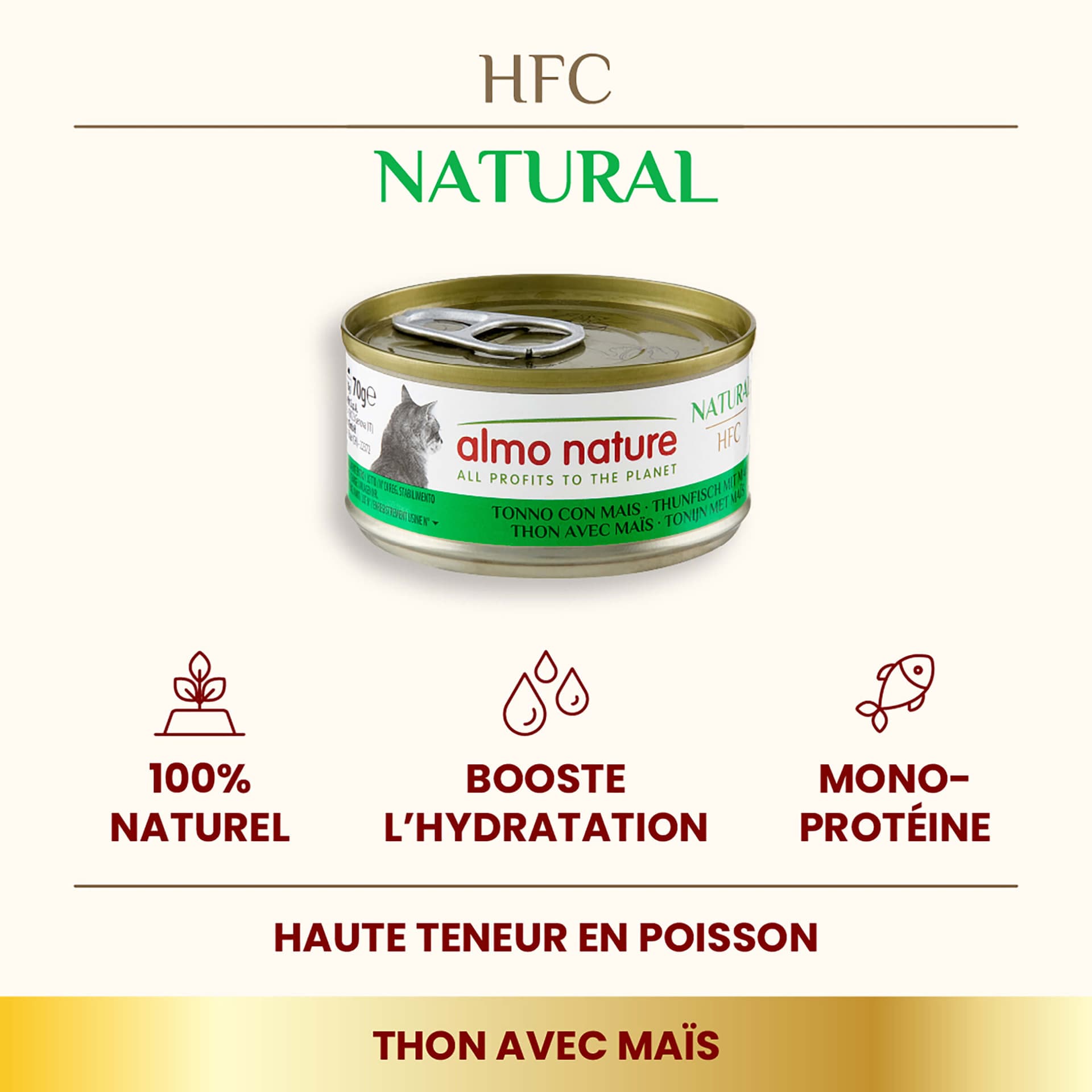 HFC Natural Thon avec maïs