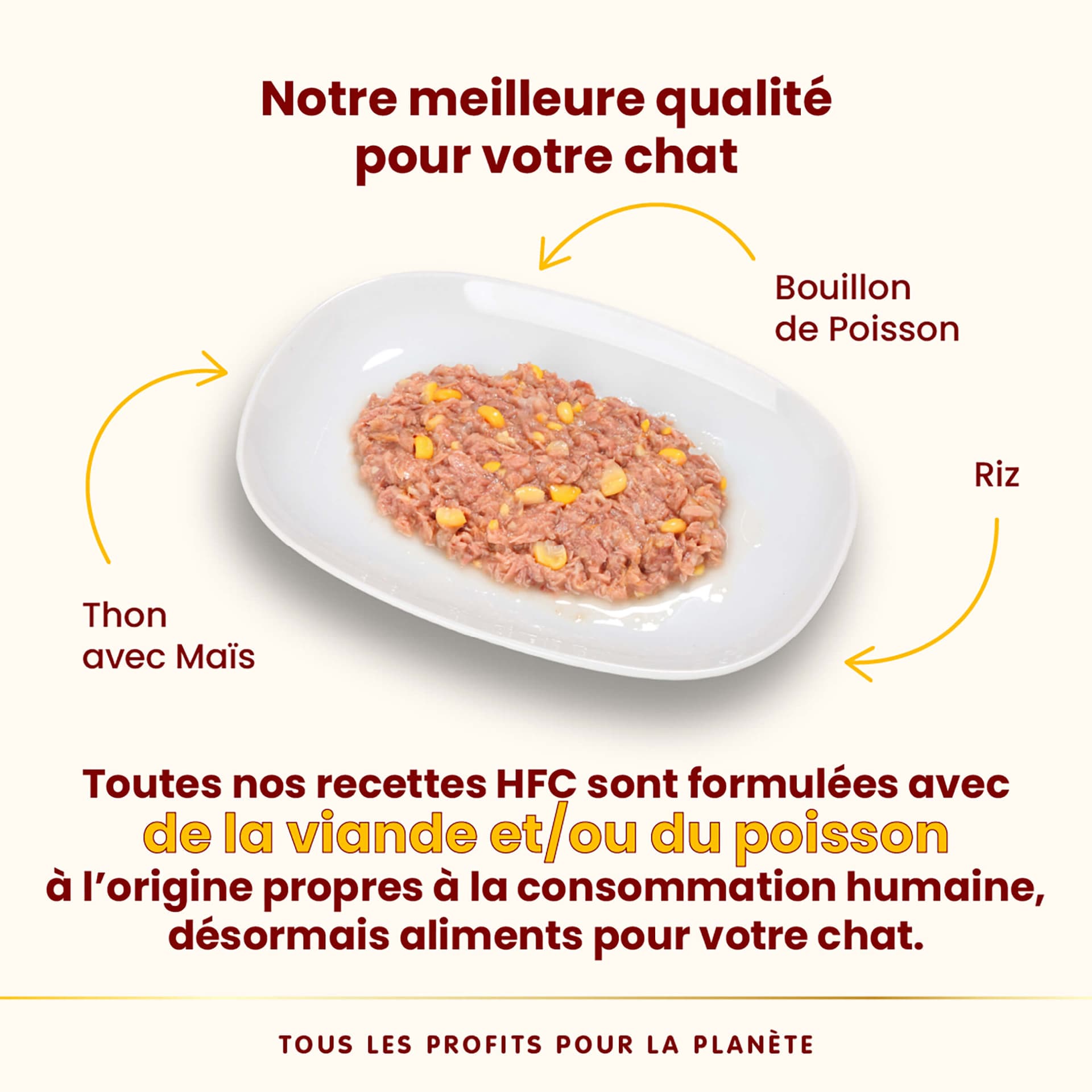 HFC Natural Thon avec maïs