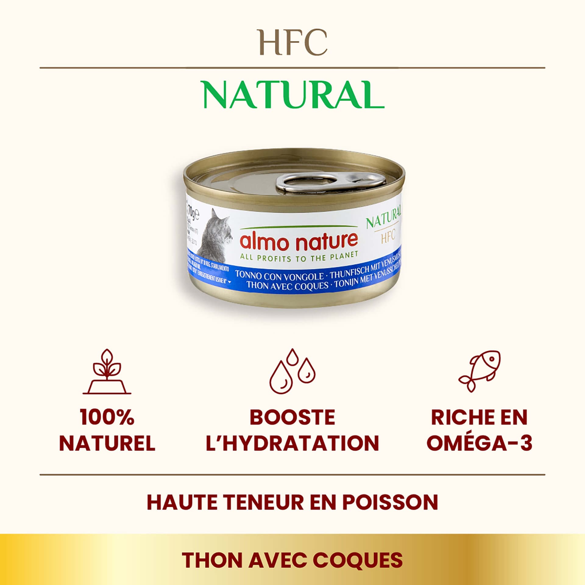 HFC Natural Thon avec palourde
