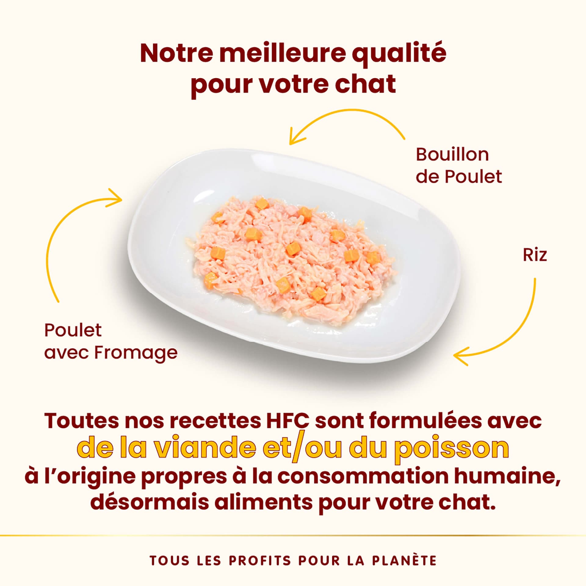 HFC Natural Poulet avec fromage