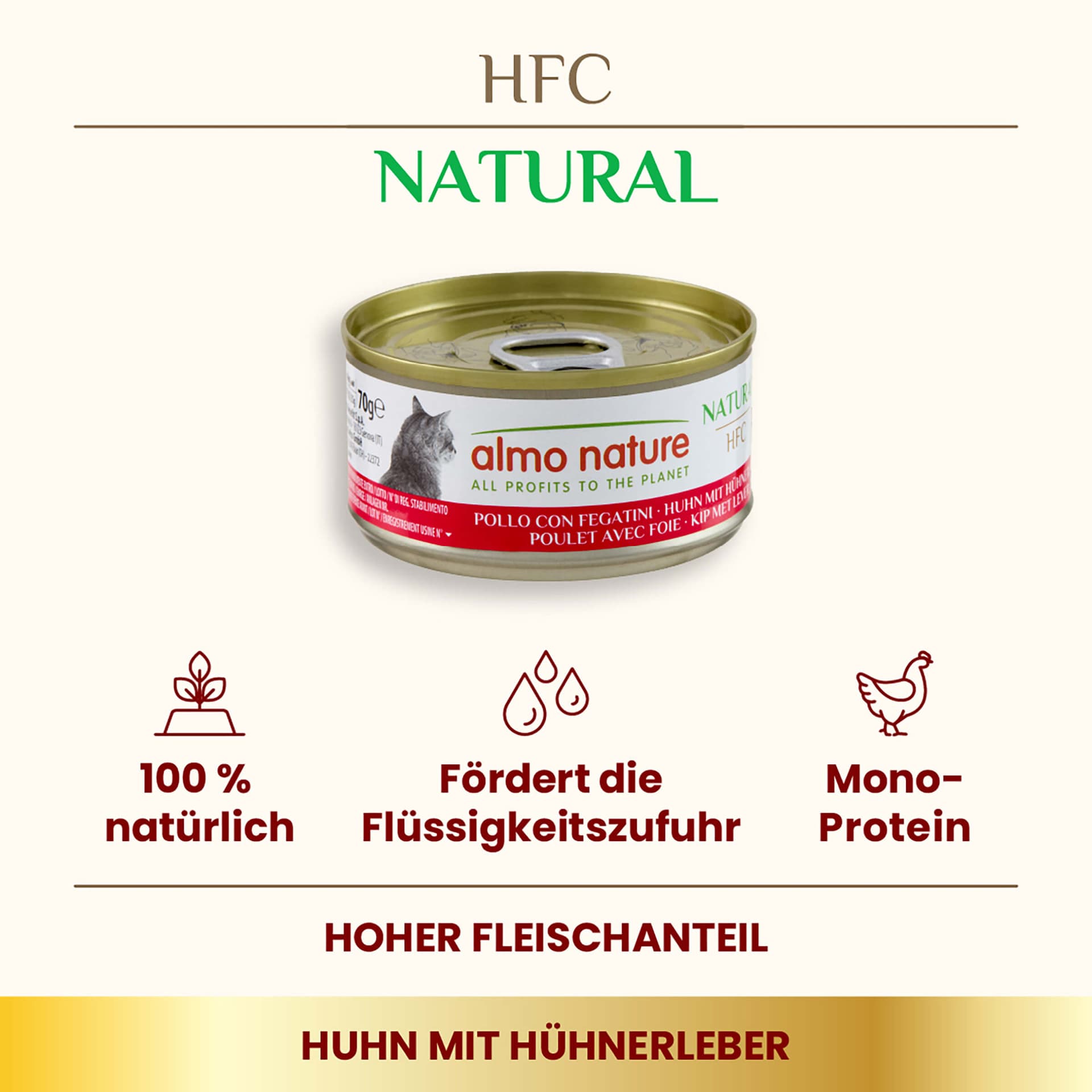 HFC Natural Poulet avec foie