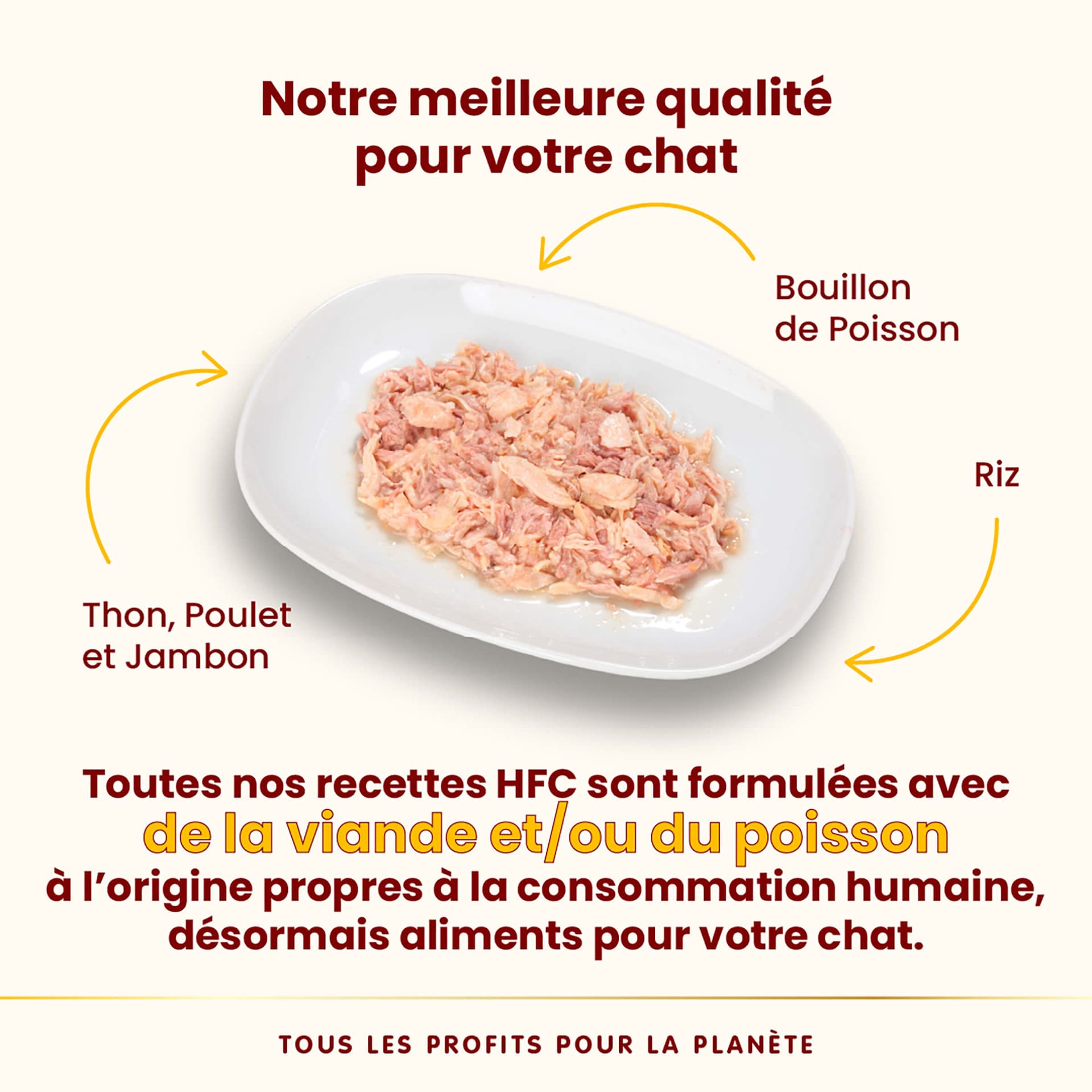 HFC Natural Thon, Poulet & Jambon