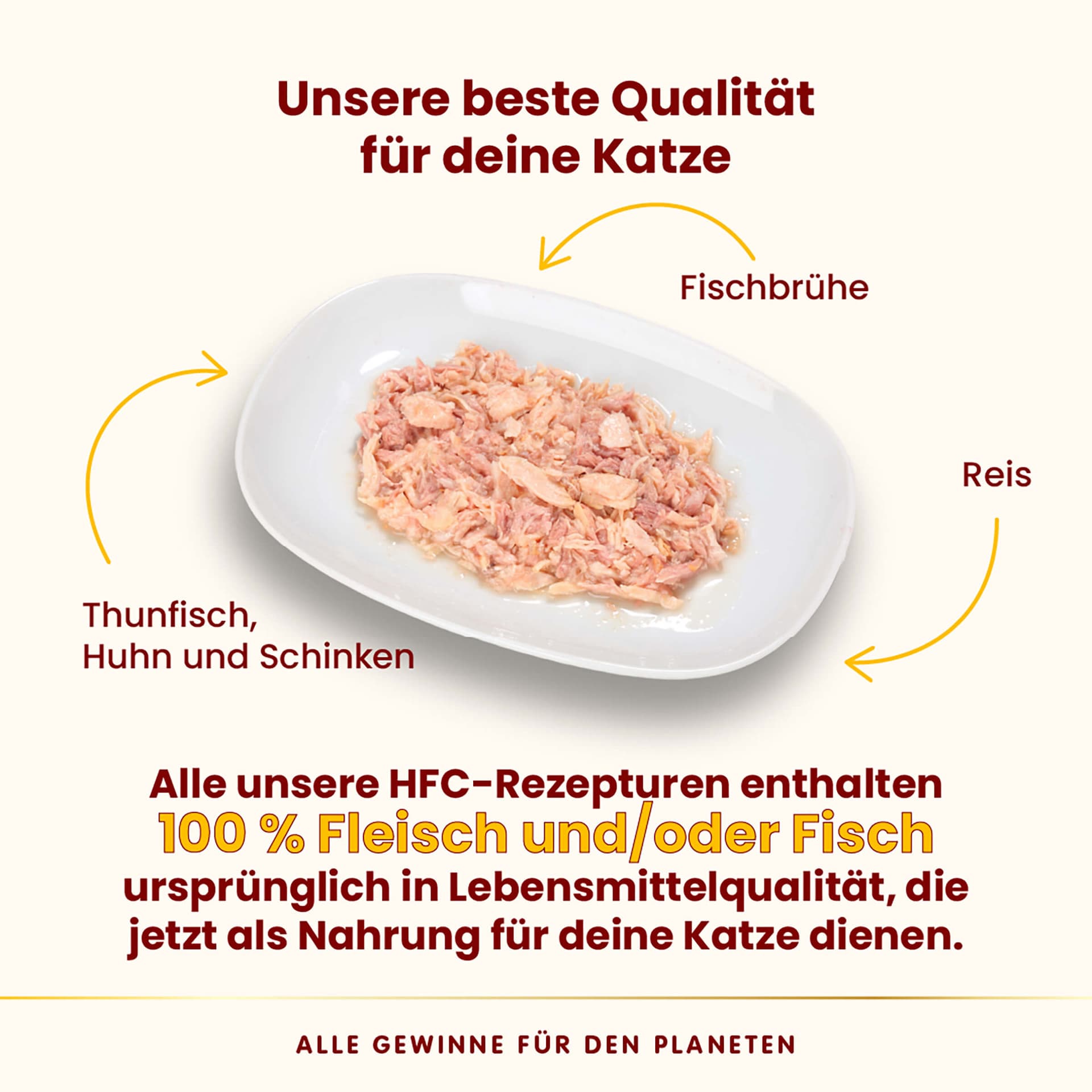 HFC Natural Thon, Poulet & Jambon