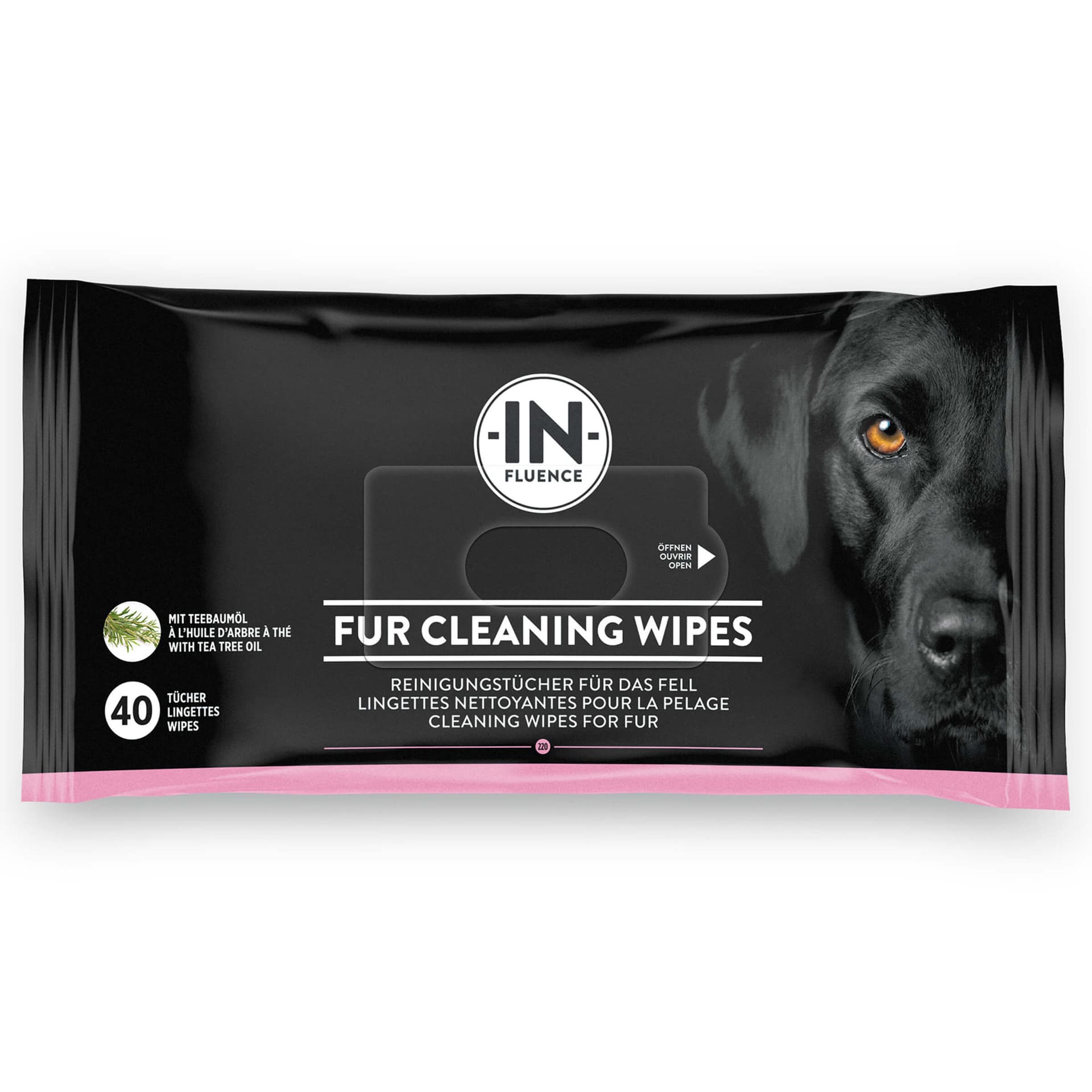 Lingettes nettoyantes pour le pelage CleaningWipes arbre à thé