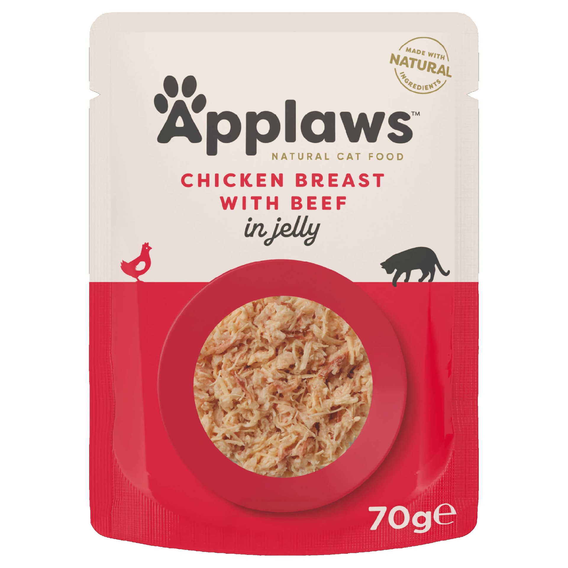 Pochette poulet & boeuf en gelée