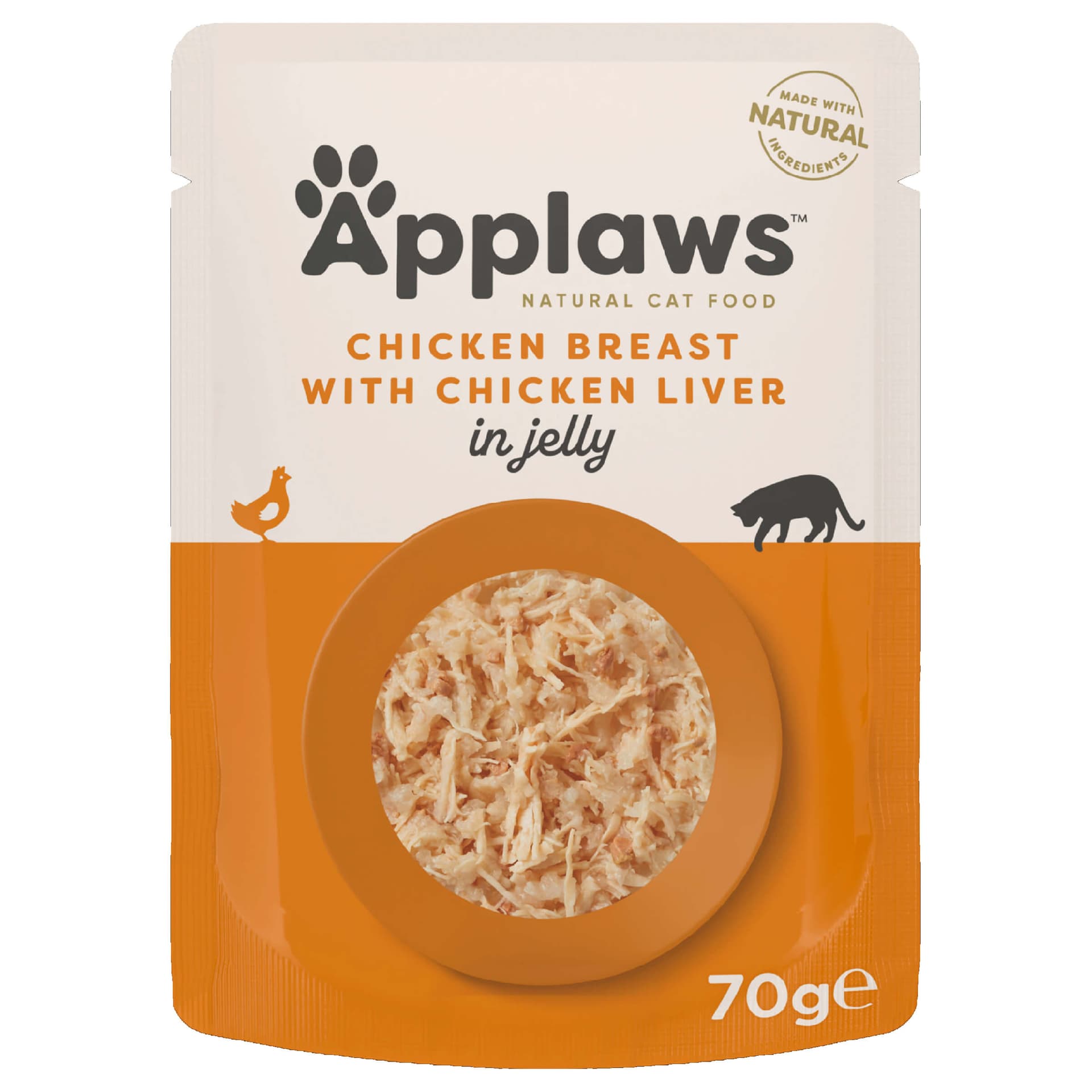 Pochette poulet & foie en gelée