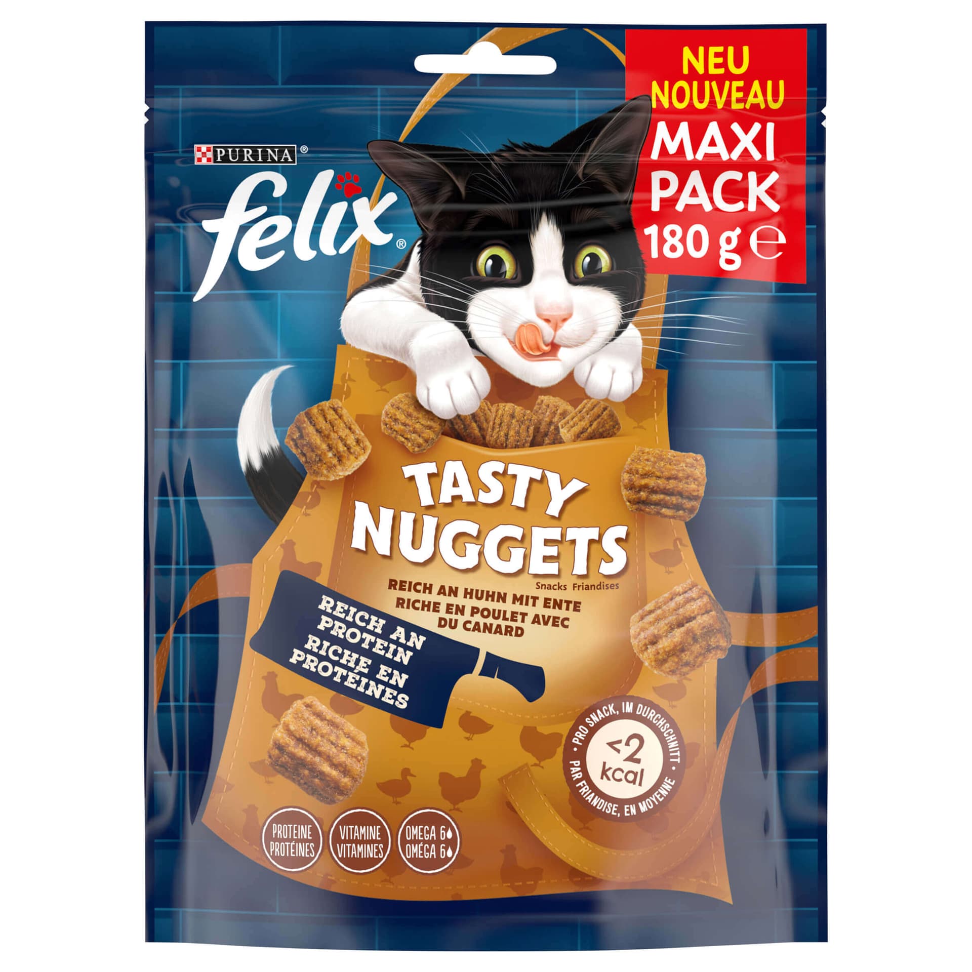 Snacks pour chats Tasty Nuggets poulet & canard