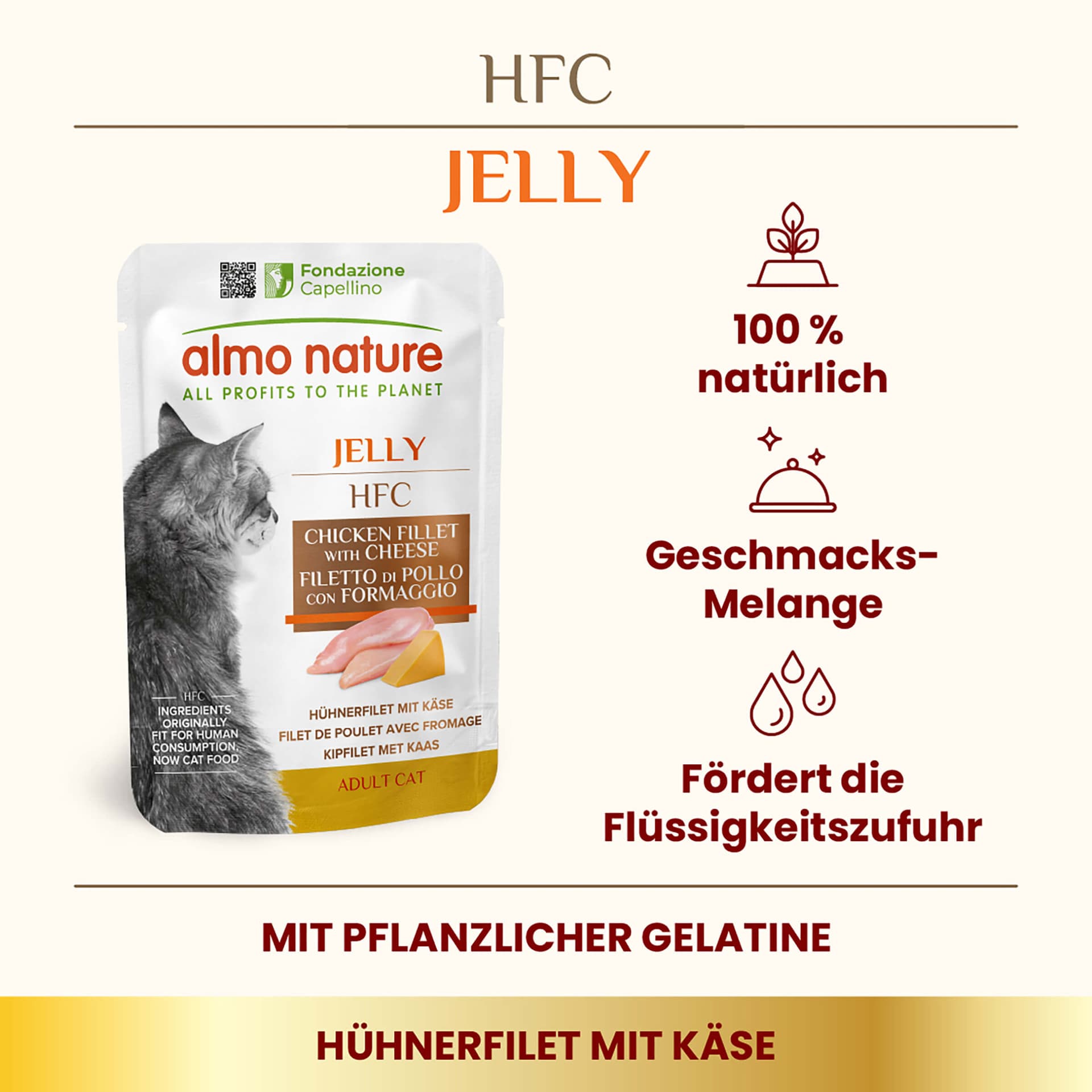 HFC Jelly Filet de poulet & Fromage