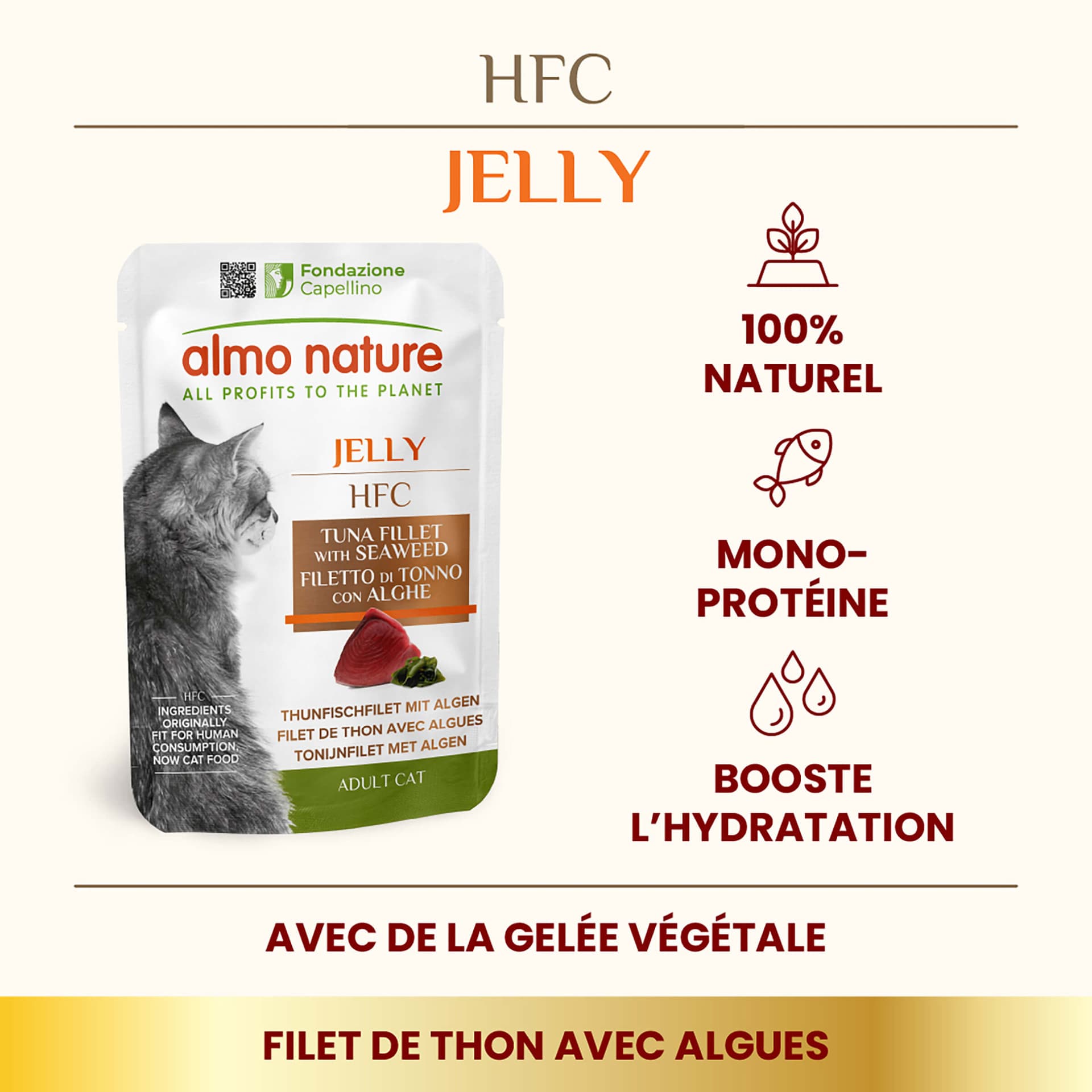 HFC Jelly Filet de Thon & Algues