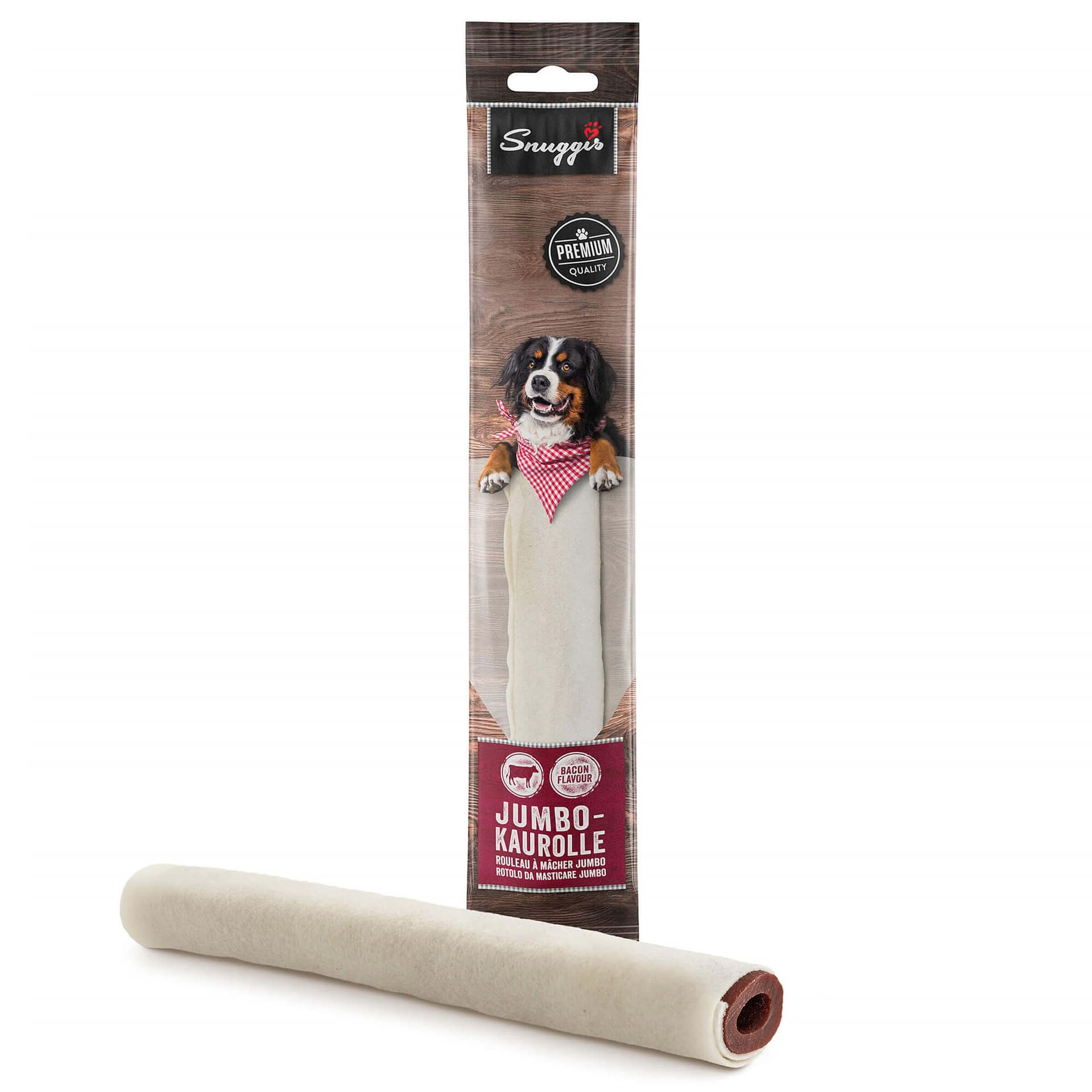 Jumbo-rouleau à mâcher lard