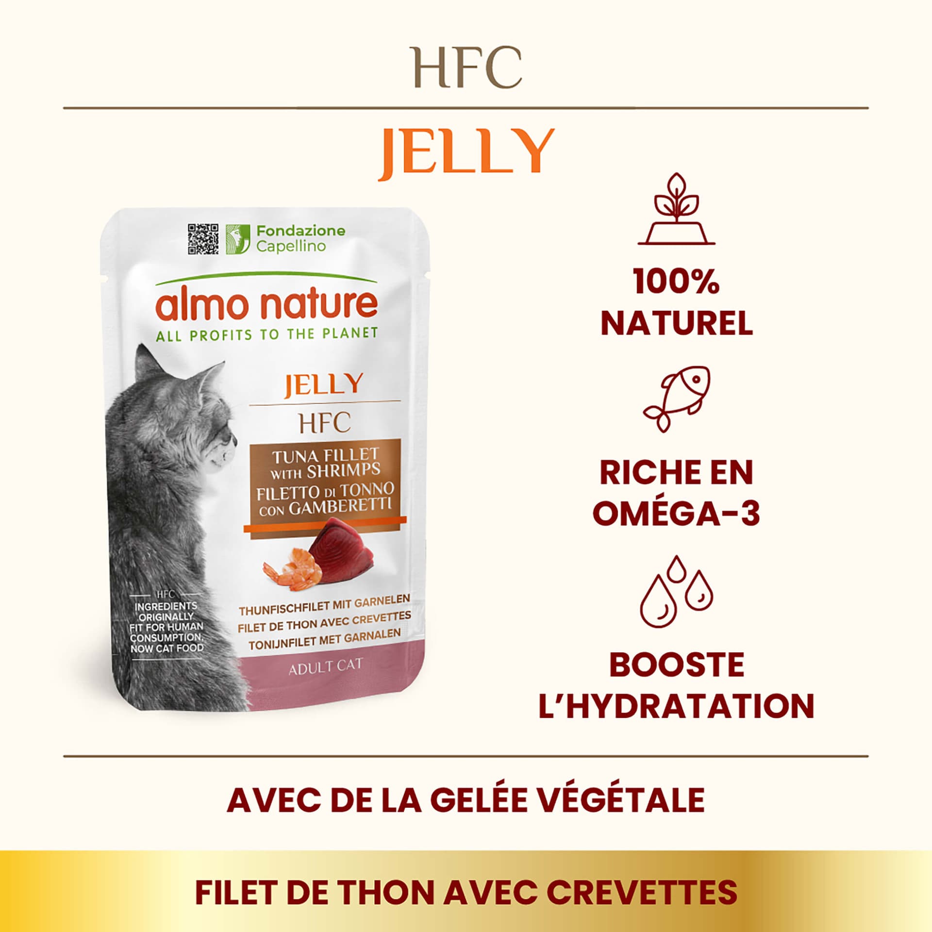 HFC Jelly Thon & Crevettes Adulte