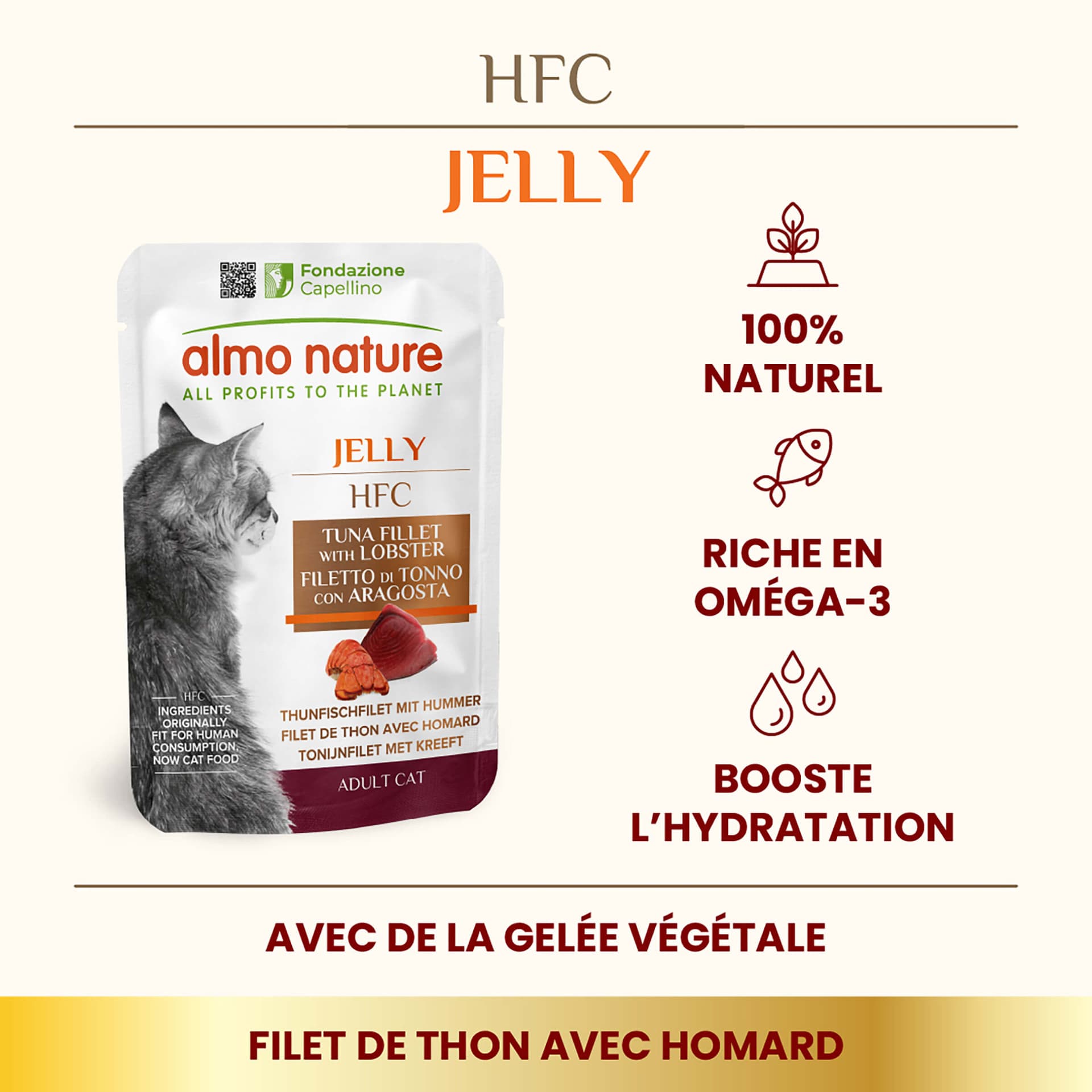 HFC Jelly Filet de Thon & Langouste
