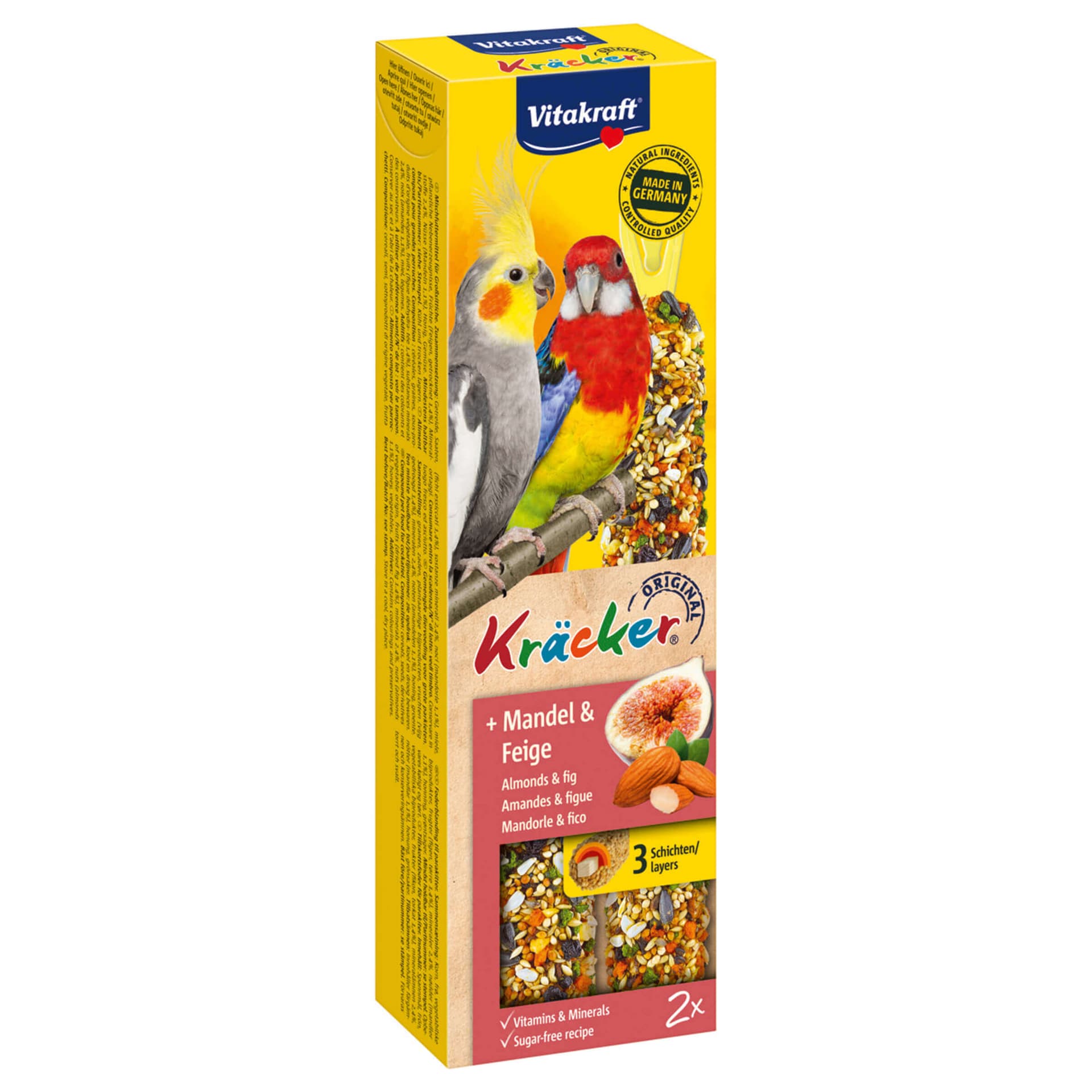 Batons aux fruits pour grandes perruch