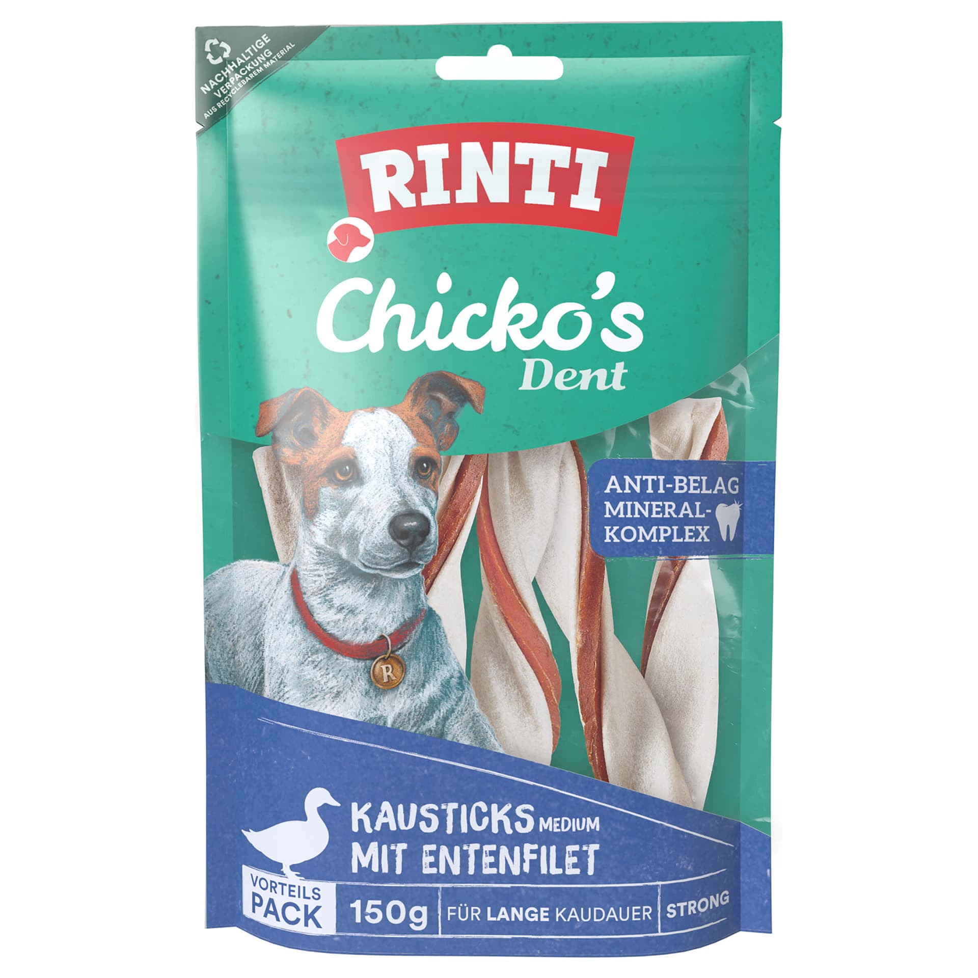 Chicko DENT Medium Bâton à mâcher au canard