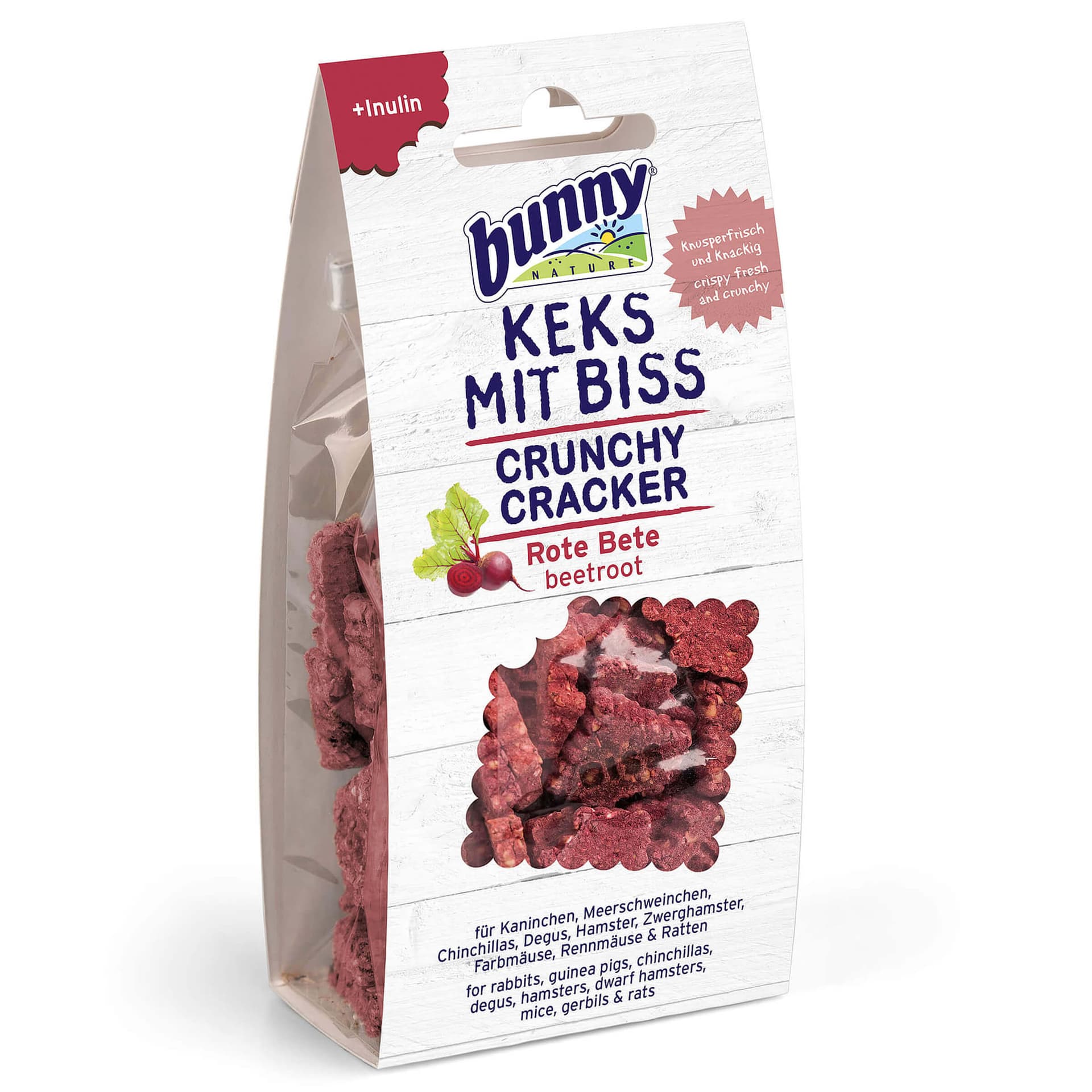 Biscuits durs avec de la betterave rouge