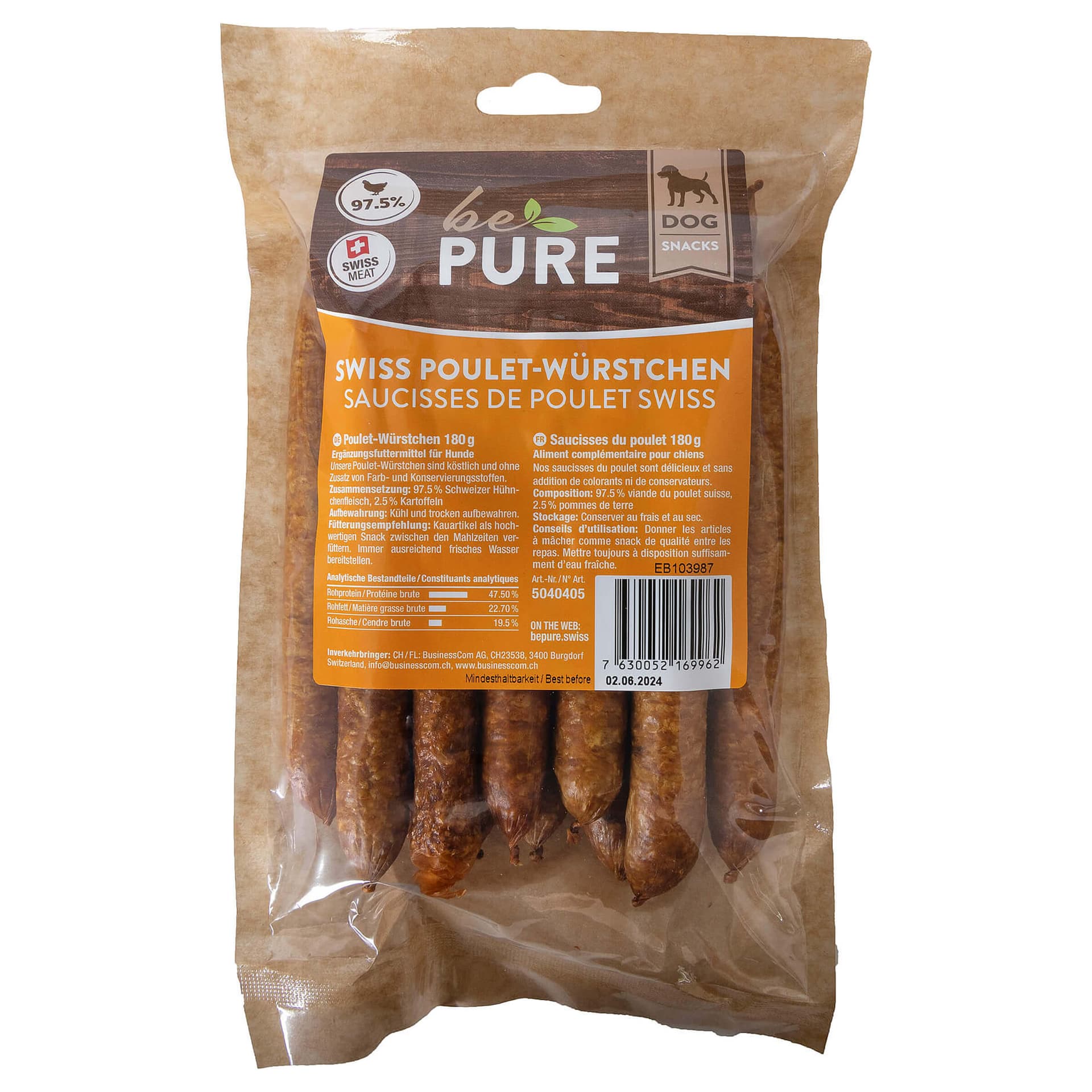 Swiss Saucisses de poulet