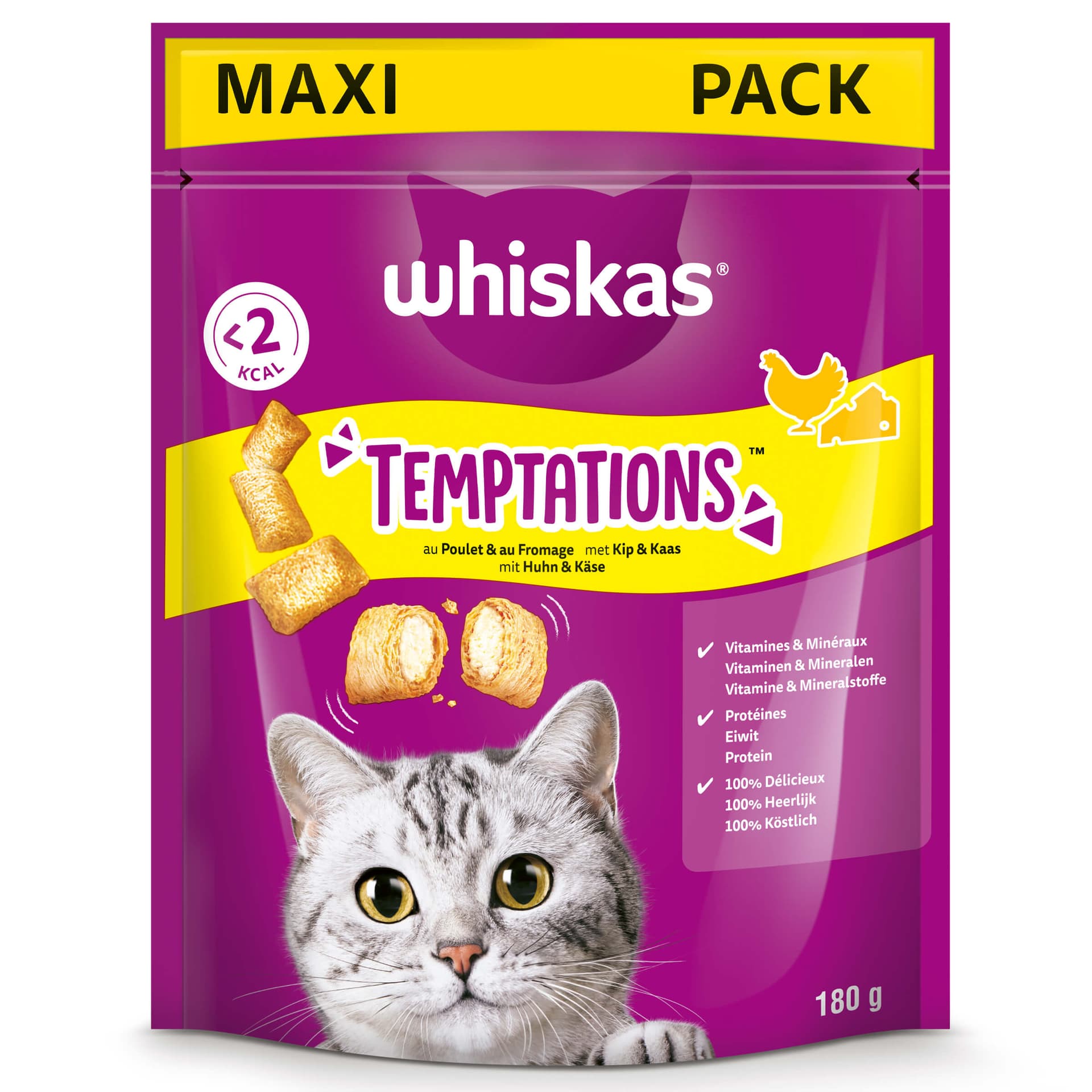 Temptations poulet & fromage
