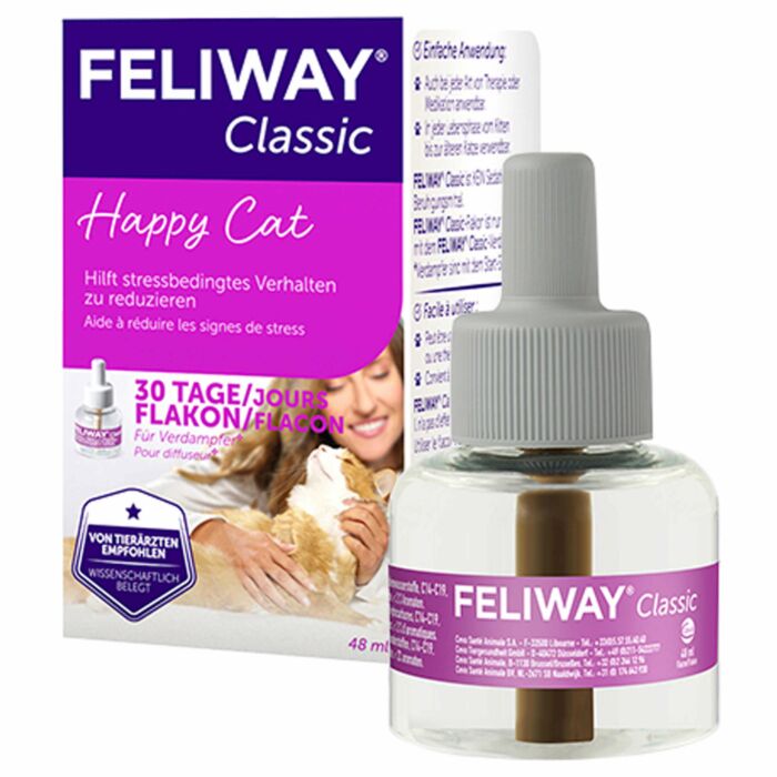 Feliway Optimum Recharge 3-pack 3x48ml - Anxiété-Stress Chat - Soin Feliway