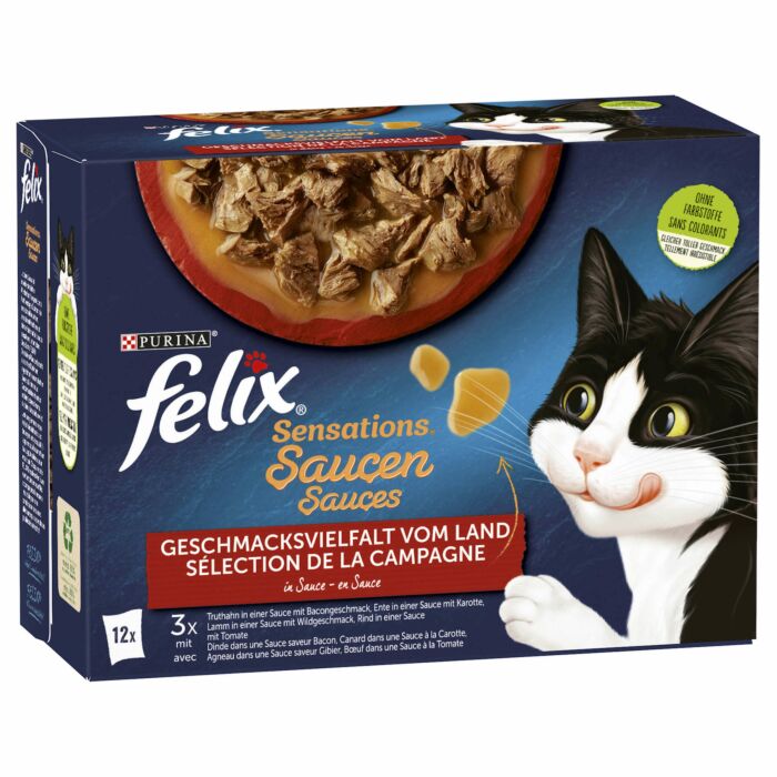 Felix Nourriture pour chat Sensations en sauce Sélection de la