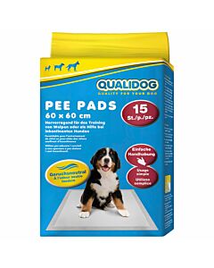 QUALIDOG Puppy Pee Pads odeur neutre 15 pièces