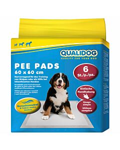 QUALIDOG Puppy Pee Pads odeur neutre 6 pièces