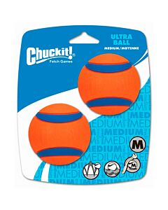 Chuckit! Ultra Balles de tennis Medium 2 pièces