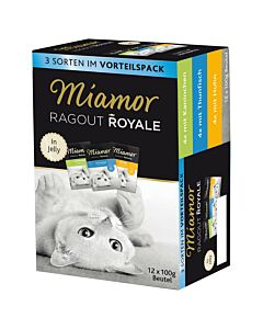 Miamor Ragoût Royale MuliMix Box 1 assorti avec 4x12 pièces