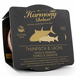 Harmony Dog Deluxe Mini Adult Thunfisch & Lachs Nassfutter 100g