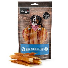 Snuggis Snack pour chiens Sticks avec Poulet & Poisson 150g