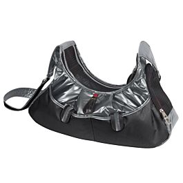 Zu&Lu Transporttasche für Hunde Ksenia schwarz-grau M