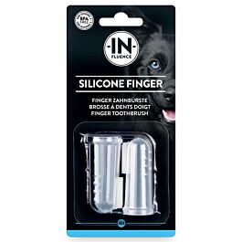 In-Fluence Finger-Zahnbürste aus Silikon für Hunde & Katzen 2Stk.