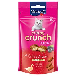 Vitakraft Snack pour chat Crispy Crunch Canard & Baies d'aronia 60g