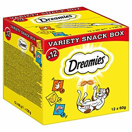 Dreamies Snack pour chats boîte de variétés 12x60g
