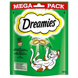 Dreamies MEGA PACK Snack pour chats avec de l'herbe à chat 180g