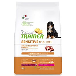 Trainer Nourriture pour chien Sensitive No Gluten Medium & Maxi Puppy & Junior Canard