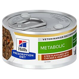Hill's VET Katze Prescription Diet Metabolic Ragout mit Hühner- & Gemüsegeschmack