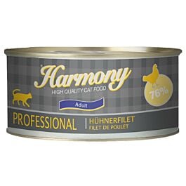 Harmony Cat Professional Nourriture humide Filet de poulet 