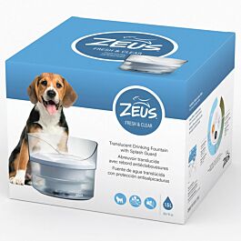 Zeus Trinkbrunnen Fresh & Clean mit Spritzschutz 1.5l & Zubehör