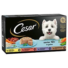 Cesar Nourriture pour chiens Vital 10+ Senior multipack