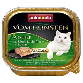 animonda Vom Feinsten Noyau gourmand  Adult Bœuf, saumon & épinards