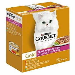 Gourmet Gold Katzenfutter Variantenvielfalt