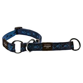 Rogz Alpinist Zug-Stopp Hundehalsband blau